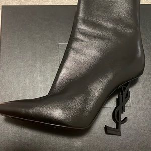 YSL ALL BLACK BOOT